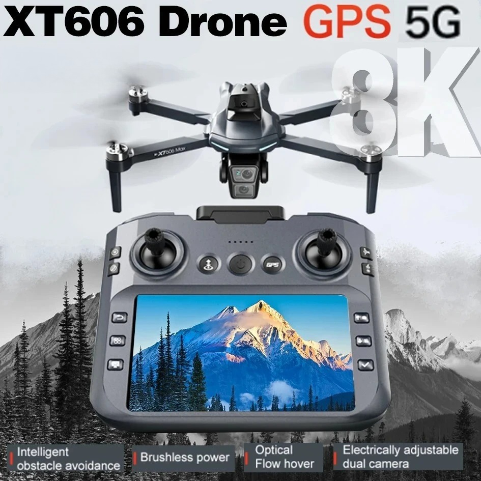 Drone Kit With Camera - Drone Originale XT606 Professionale con Fotocamera