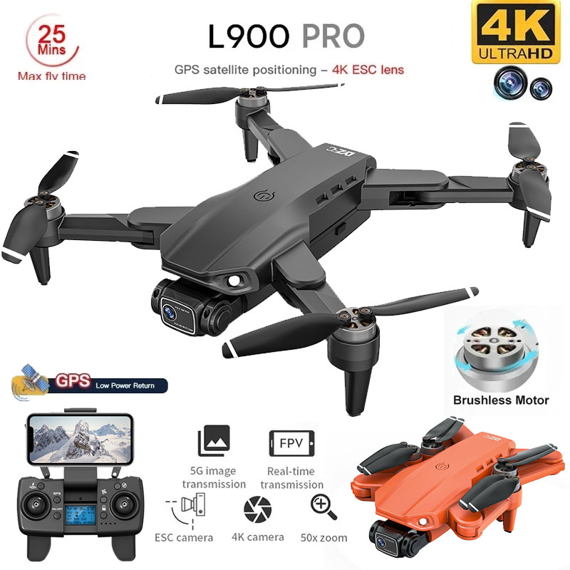 Drone Kit Professional - L900 Pro GPS Drone 4K Professionale