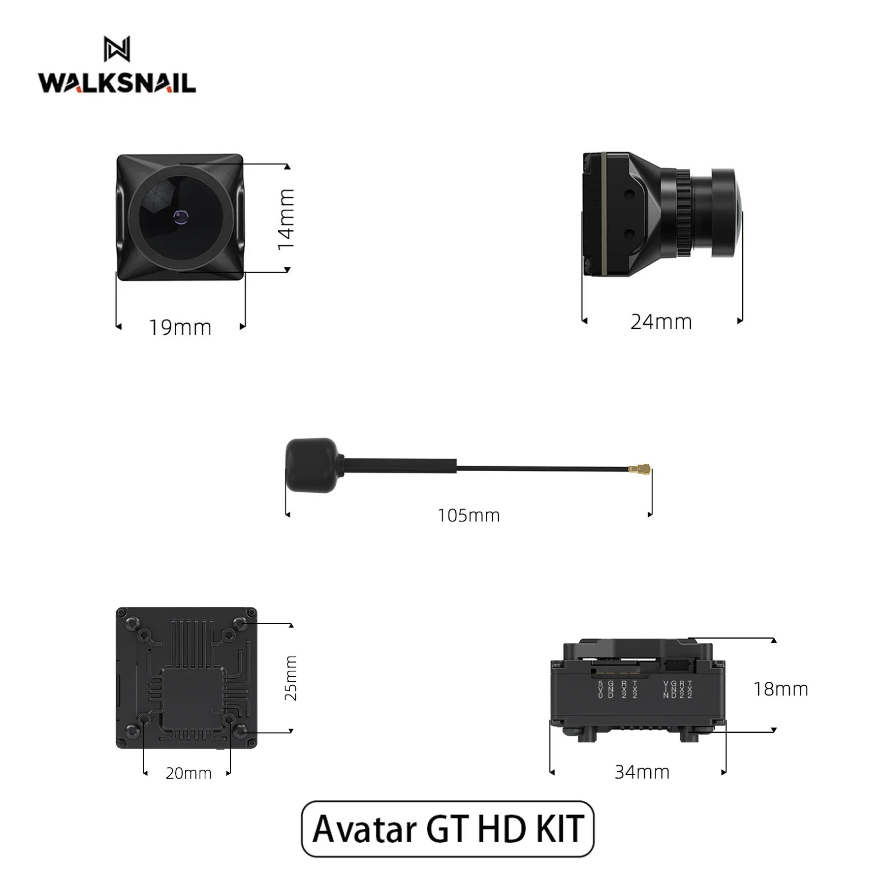 Walksnail Avatar GT HD KIT 2W  - Drone Kit With Camera recensione e prezzo