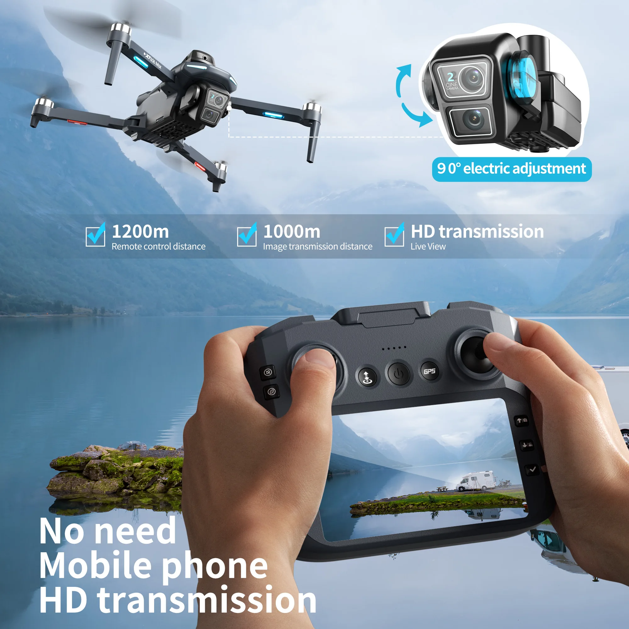 Drone Originale XT606 Professi - Drone Kit With Camera recensione e prezzo